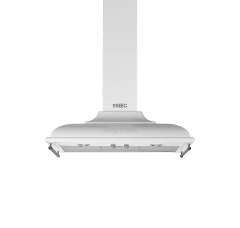Cortina Tasarım Serisi Beyaz/MatGümüş Davlumbaz 90 cm