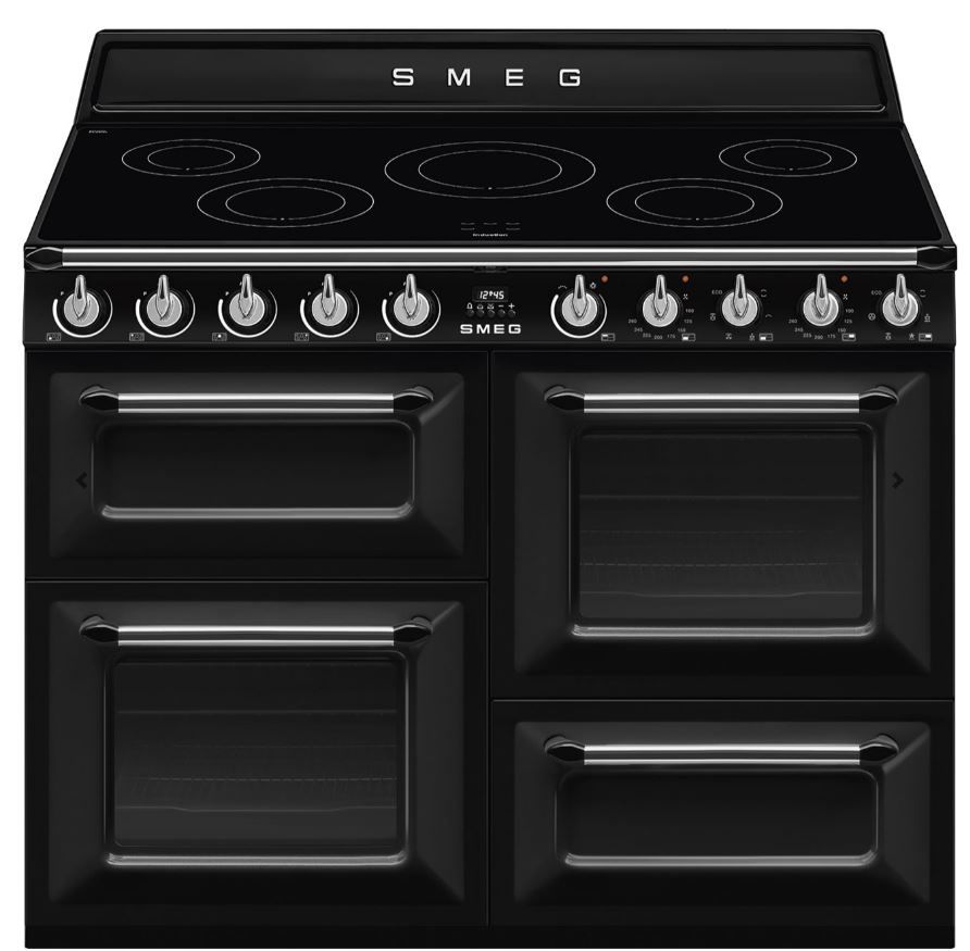 SMEG - TR4110IBL2 - VICTORIA - SİYAH - İNDÜKSİYONLU