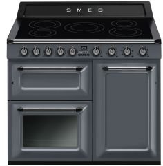 SMEG  VICTORIA - TR103IGR2 BARUT GRİSİ - İNDÜKSİYONLU - 100 CM KUZİNE