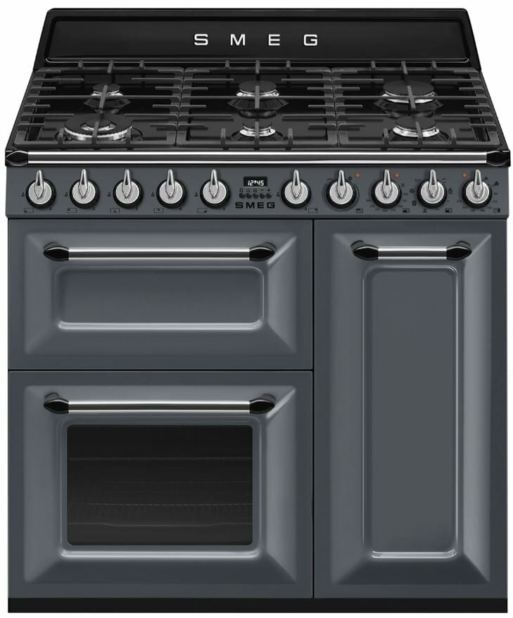 SMEG  - TR93GR - VICTORIA - BARUT GRİSİ - 90 CM - KUZİNE