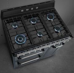 SMEG  - TR93GR - VICTORIA - BARUT GRİSİ - 90 CM - KUZİNE