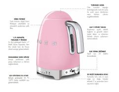 Smeg Kettle - Su Isıtıcı RENK : BEYAZ