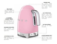 Smeg Kettle - Su Isıtıcı RENK : MAT BEYAZ
