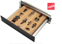 FRANKE - ŞARAPLIK AKSESUAR ÇEKMECESİ FMY 14 WCRD BK Black+Black Frame