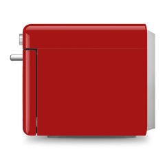 SMEG - Tezgah Üstü Kombi Fırın - Kırmızı - COF01RDEU