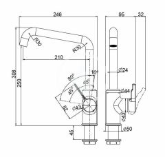 FRANKE Urban lavabo bataryası
