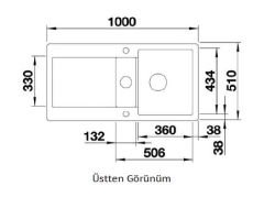 NUEVO - Lıberta 6 S - Seramik Eviye