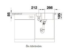 NUEVO - Lıberta 6 S - Seramik Eviye