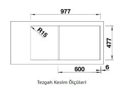 NUEVO - Sonas XL 6 S - Seramik Eviye