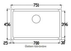 NUEVO - Sonic 700 U - Seramik Eviye