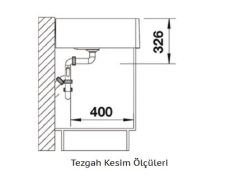 NUEVO - Neron 60 - Seramik Eviye