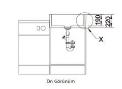 NUEVO - Neron 60 - Seramik Eviye