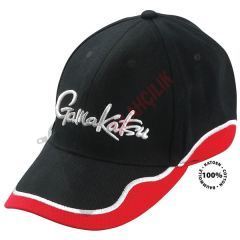 D. GAMAKATSU Stremline Siyah-Kırmızı Şapka