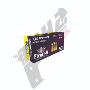 STERLİNG 7,65X17 (FMJ - 73 GRN) TABANCA FİŞEĞİ