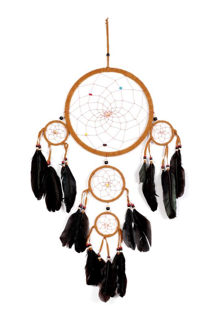 DREAM CATCHER 22 CM AÇIK KAHVE MAİ-DRMCTHR-43