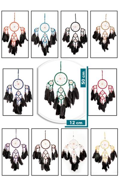 DREAM CATCHER 12 CM LACİVERT MAİ-DRMCTHR-23