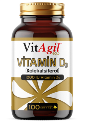 Vitagil Gold Vitamin D3 1000IU 100 Softjel