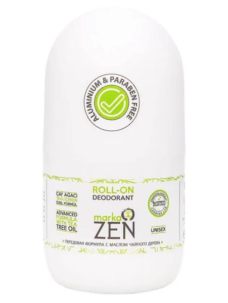 Markazen Çay Ağacı Pudrasız Leke Yapmayan Roll-On Deodorant 50 ml