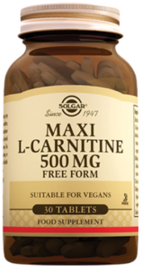 Solgar Maxi L-Carnitine 500mg 30 Tablet