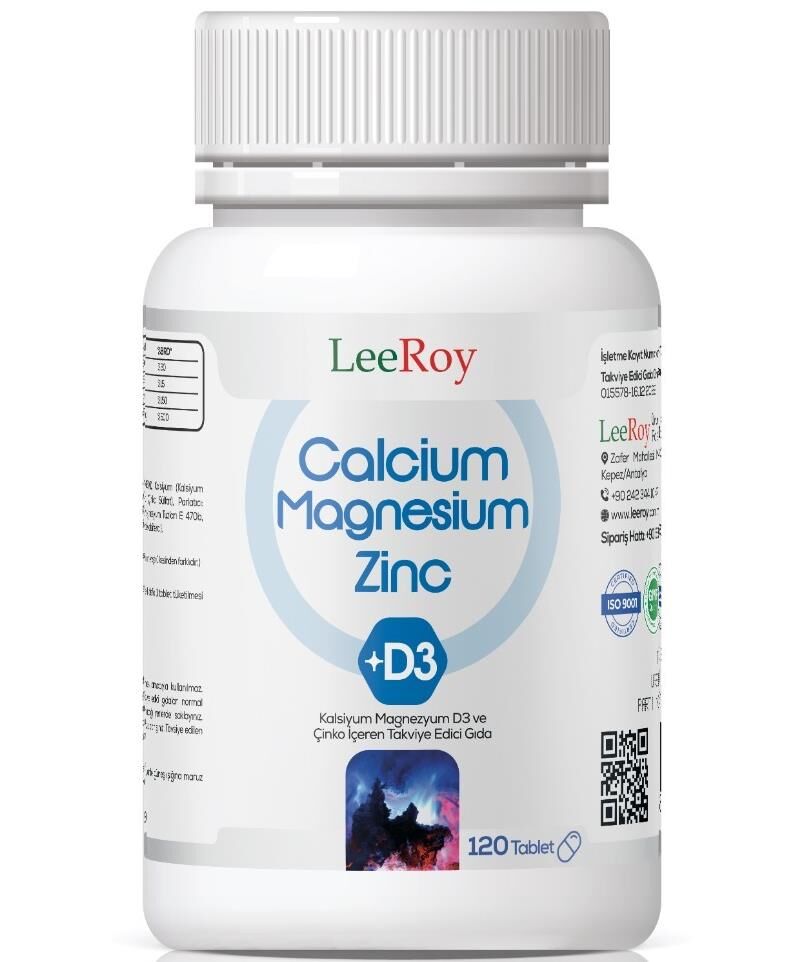 LeeRoy Calcium Magnesium Zinc 120 Tablet