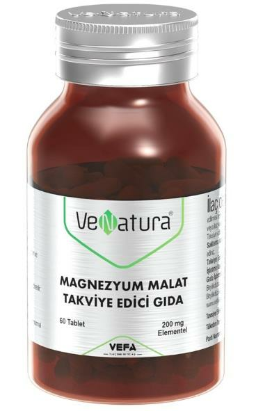Venatura Magnezyum Malat 60 Tablet