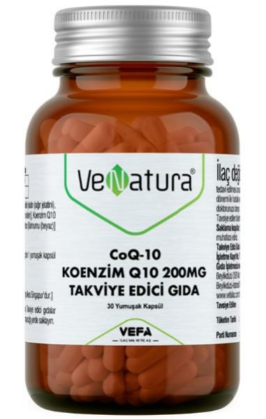 Venatura CoQ-10 Koenzim Q10 200mg 30 Kapsül