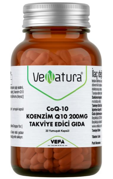 Venatura CoQ-10 Koenzim Q10 200mg 30 Kapsül