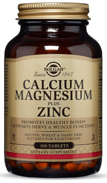 Solgar Calcium Magnesium Plus Zinc 100 Tablet