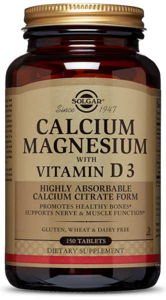 Solgar Calcium Magnesium with Vitamin D3 150 Tablet