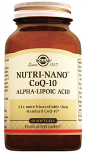 Solgar Nutri-Nano CoQ-10 Alpha Lipoic Acid 60 Soft