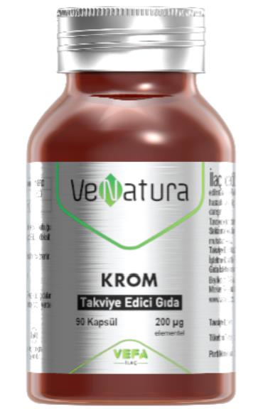 Venatura Krom 200mcg 90 Kapsül