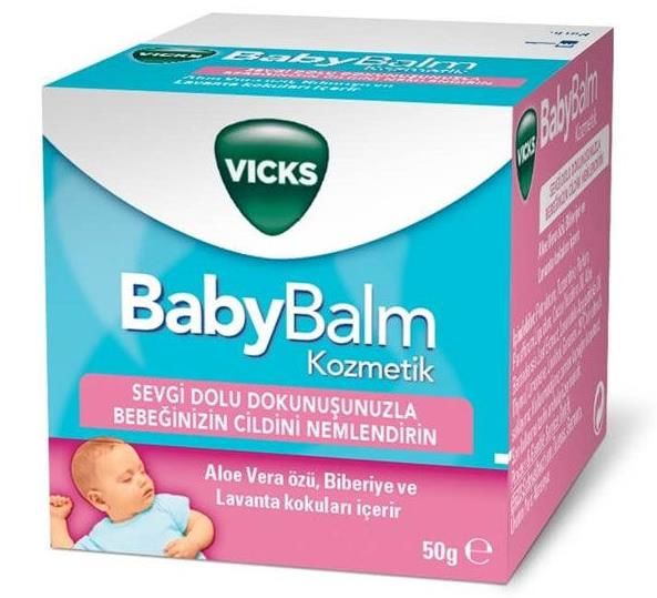 Vicks BabyBalm Bebekler için Nemlendirici 50gr