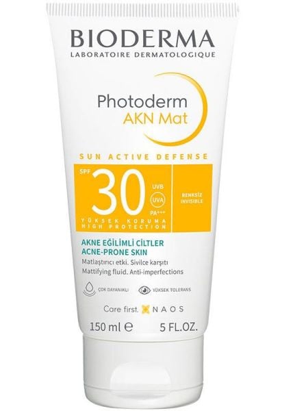 Bioderma Photoderm AKN Mat SPF30+ 150ml | Güneş Koruyucu Krem