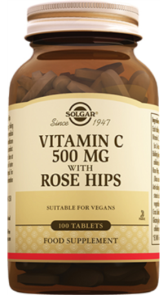 Solgar Vitamin C 500mg with Rose Hips 100 Tablet