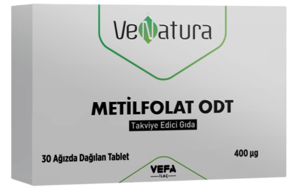 Venatura Metilfolat ODT 400mcg 30 Tablet