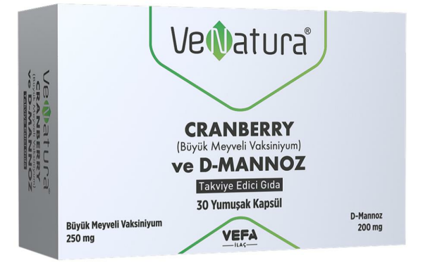 Venatura Cranberry ve D-Mannoz 30 Softjel