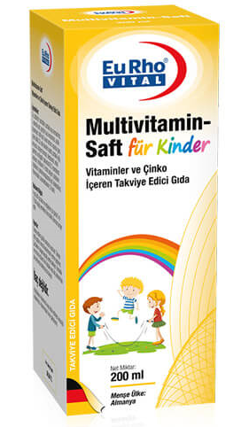 Eurho Vital Multivitamin Saft Kids Şurup 200ml