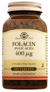 Solgar Folacin 400mcg 100 Tablet | Folic Acid