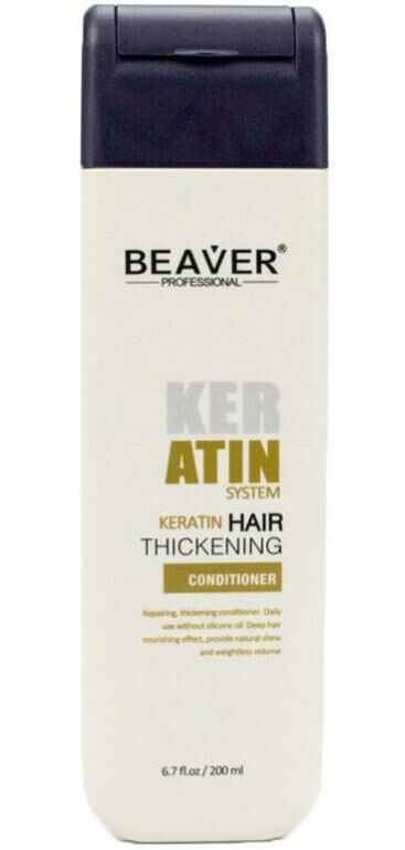 Beaver Keratin Hair Thickening Conditioner 200ml