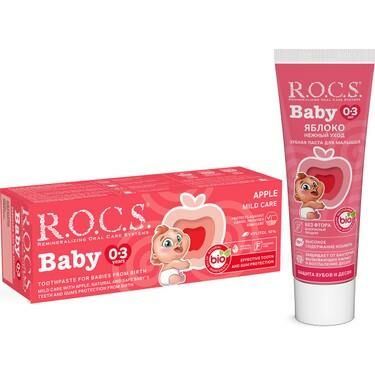 Rocs Baby 0-3 Yaş Elma Püresi Diş Macunu 35ml