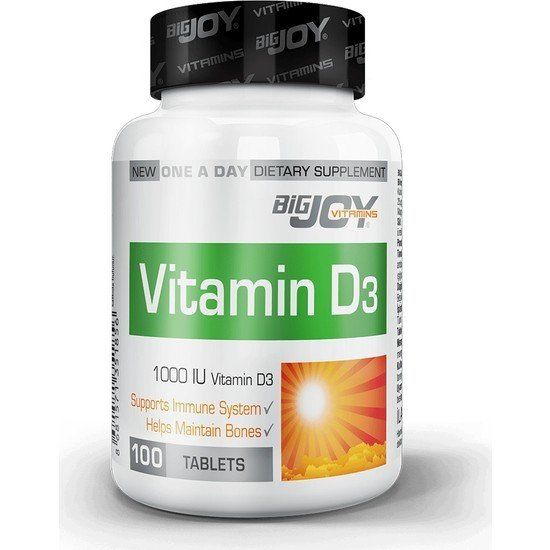 Bigjoy Vitamins D3 1000IU 100 Tablet