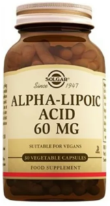 Solgar Alpha Lipoic Acid 60mg 30 Kapsül