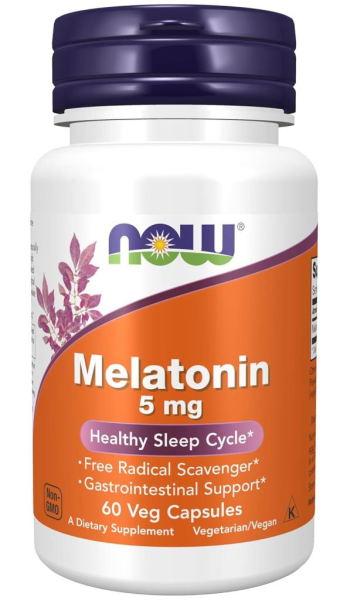 Now Melatonin 5mg 60 vcaps