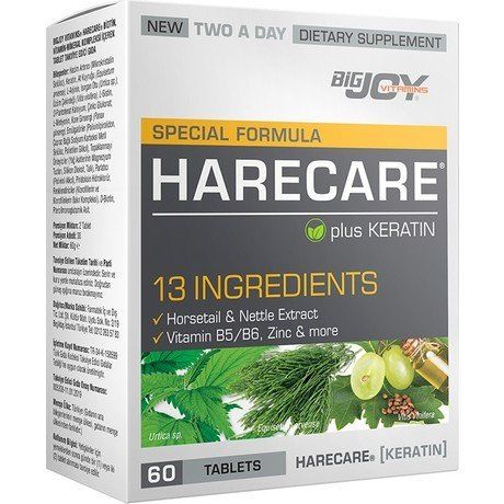 Bigjoy Vitamins Harecare Plus Keratin 60 Tablet