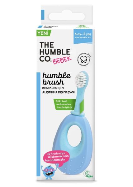 Humble Brush Baby Alıştırma Diş Fırçası | Mavi