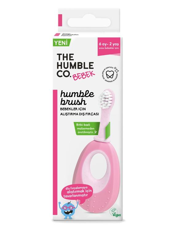 Humble Brush Baby Alıştırma Diş Fırçası | Pembe