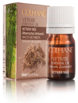 Gülhane Vetiver Essential Oil 5ml | Vetiver Yağı