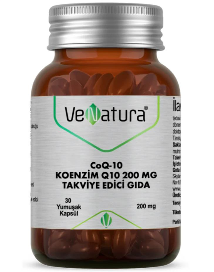 Venatura CoQ-10 Koenzim Q10 200mg 30 Kapsül