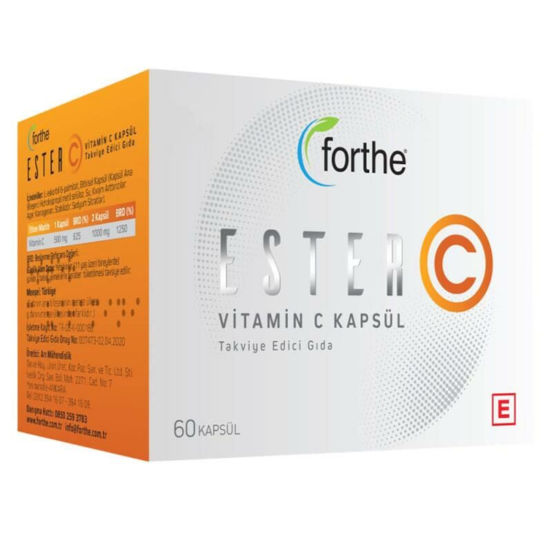 Forthe Ester-C Vitamin C 620mg 60 Kapsül