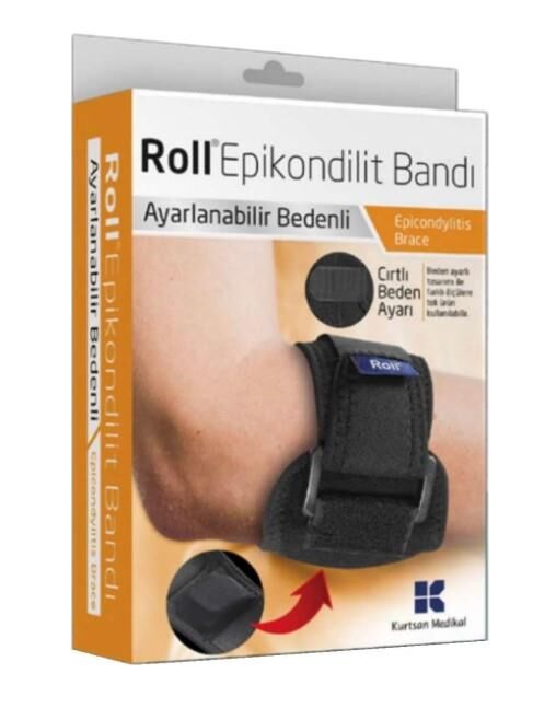 Roll Medikal Epikondilit Bandı | Ayarlanabilir Bedenli